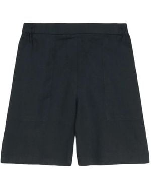 Marc O' Polo Bermudas con cintura elástica - Negro