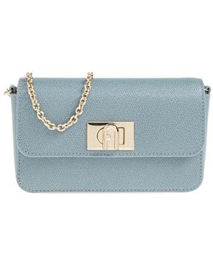 Furla Bandolera 1927 Mini De Piel - Azul