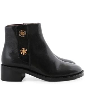 Tory Burch Turnlock Ankle Boots - Black