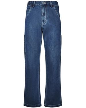 Roy Rogers Workwear Washed-Finish Jeans - Blue