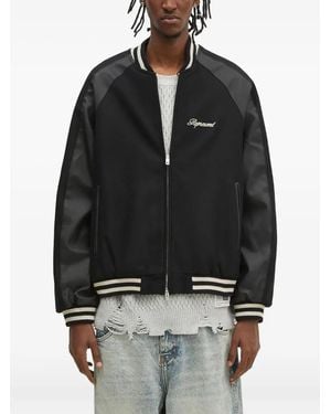 Represent Bestickte Bomberjacke - Schwarz