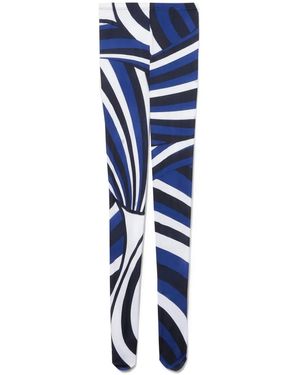 PUCCI Medias con estampado Iride - Azul