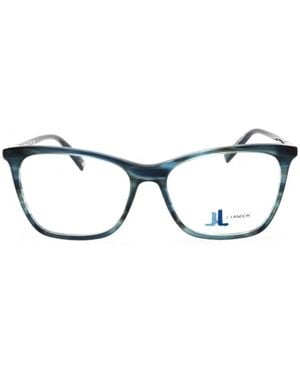 J. LANDON Rectangle-Frame Glasses - Black