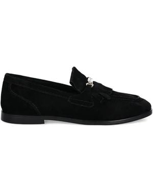 GANT Gimble Fringed Loafers - Black