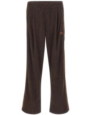 adidas Firebird Corduroy Track Pants - Gray