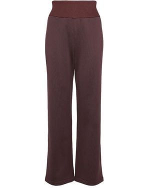Eres Ribbed-waistband Performance Pants - Purple