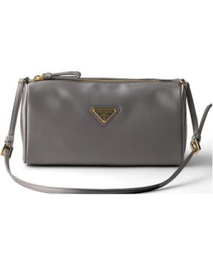 Prada Satin Mini-Bag - Gray