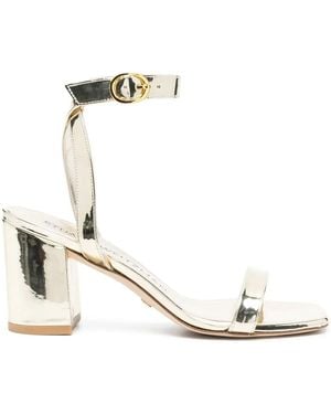 Stuart Weitzman Sandali Barelynude Wrap 100Mm - Bianco