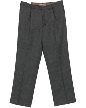 Briglia 1949 Pleated-Detail Wide-Leg Pants - Gray