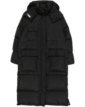 Marc O' Polo Hooded Flap-Pocket Coat - Black