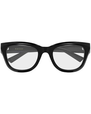 Gucci Gg2202O Cat-Eye-Brille Mit Gg - Schwarz