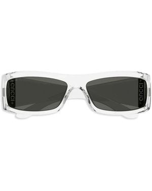 Gucci Rectangle-Frame Sunglasses - Black