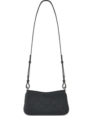 Gucci GG レザーショルダーバッグ - ホワイト