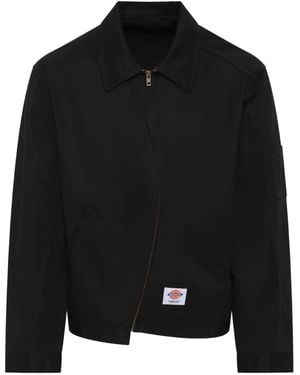 Undercover X Dickies Curved-Zip Jacket - Black