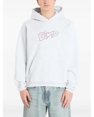 Dime Hoodie Met Borduursel - Wit