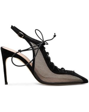 Malone Souliers Alia Pumps Mit Schnürung - Schwarz