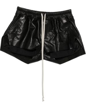 Rick Owens Fog Drawstring Shorts - Black