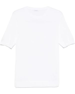 Malo ファインニット Tシャツ - ホワイト