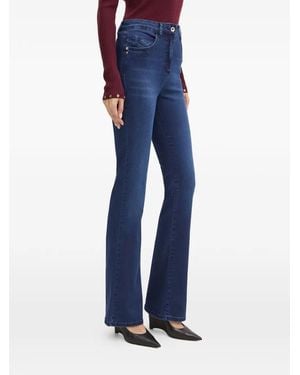 Patrizia Pepe Jean À Détails De Poches - Bleu