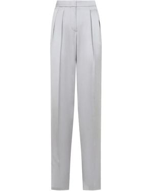 Giorgio Armani Tailored Trousers With Concealed Fastening - White