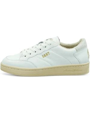 GANT Zapatillas bajas de piel - Blanco