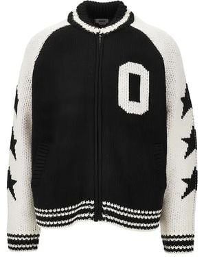 Obey Cárdigan con cremallera - Negro
