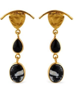 Boheme by Vero Kabila Drop Earrings - Metallic