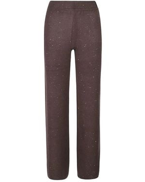hinnominate Hose Mit Pailletten - Braun