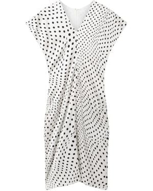 Stella McCartney Robe À Pois - White