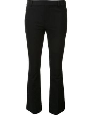 10 Crosby Derek Lam Button Detail Cropped Trousers - Black
