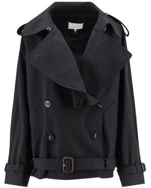 Maison Margiela Belted Double-Breasted Jacket - Black