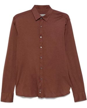 Canali Oxford Shirt - Brown