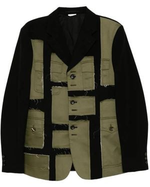 Comme des Garçons Patch-Work Blazer - Green