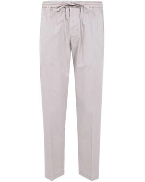 Michael Coal Drawstring-Waist Loose-Fit Trousers - Grey