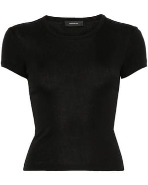 Wardrobe NYC Camiseta Lisa - Negro