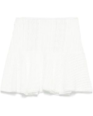 Charo Ruiz Etain Short Skirt - White