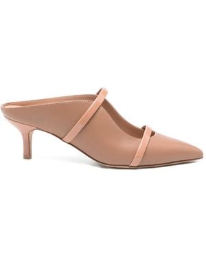 Malone Souliers Maureen pointed straps mules - Pink