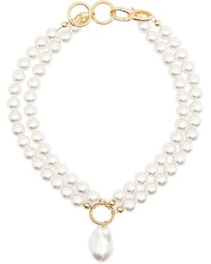 Atu Body Couture Collar De Perlas Finas De X Shir Fine Jewellery - Blanco