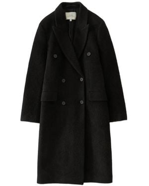Studio Nicholson Aber Double-Breasted Coat - Black