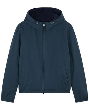 Paul & Shark Hooded Reversible Jacket - Blue