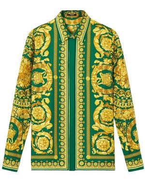 Versace Silk Shirt - Green