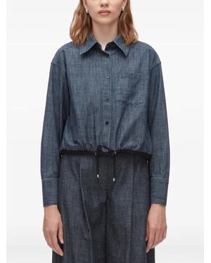 3.1 Phillip Lim Camisa Con Cordones - Azul