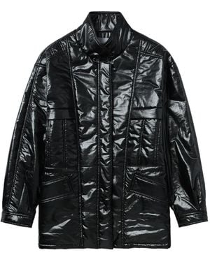 Low Classic Faux-Leather Jacket - Black