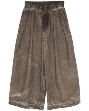 Uma Wang Poetic Pleated Pants - Gray