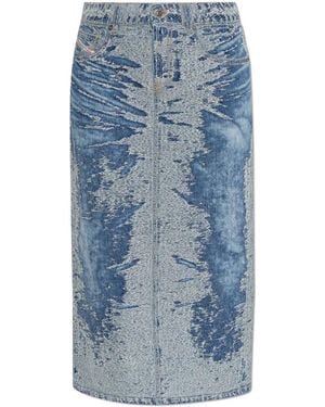 DIESEL Skirt De-Skye-S - Blue