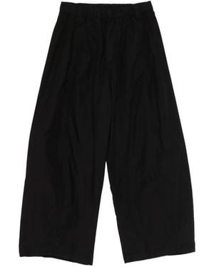 Thom Krom Pantalon À Taille Élastiquée - Black