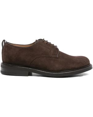 Church's Suede Derby Lace-Up Shoes - Brown