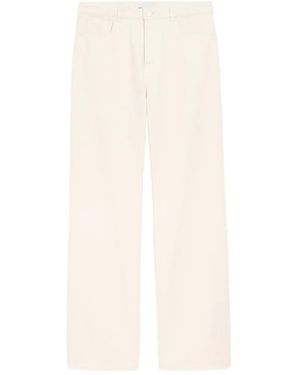 Ami Paris Vaqueros De Algodón - Blanco