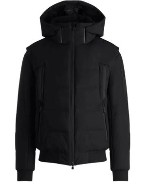 HUGO Hooded Padded Jacket - Black