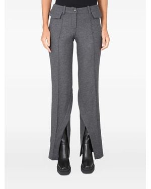 The Mannei Split Trousers - Grey